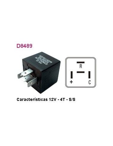 Destellador Un Electronico 12v 4 Terminales