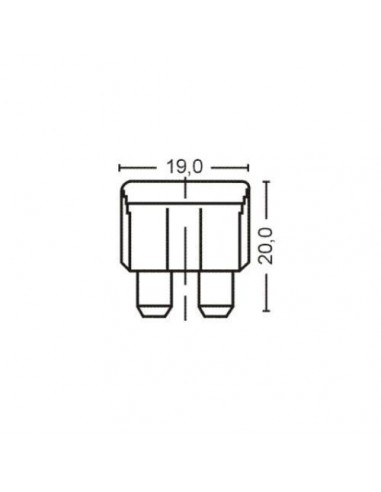 Fusible Ficha 7.5 Amp,. Marro