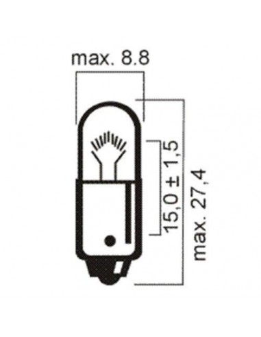 Lampara Un 1p 12v 4w