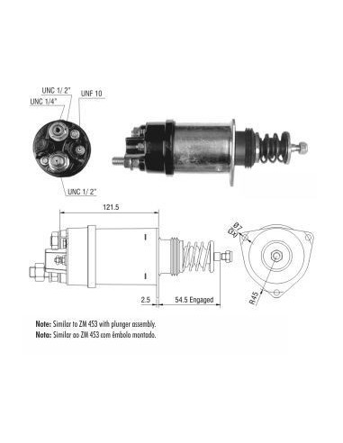 Solenoide Fo Camion 6.6l/7.8l Motor 37 Mt Serie Dd