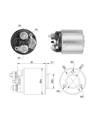 Solenoide Ch Corsa (zm-0591)