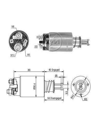 Solenoide Fo F-100/ch P.up (zm-0803)
