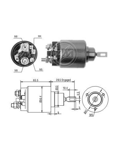 Solenoide Vw Gol Gti/ Ford Gal (zm-0671)