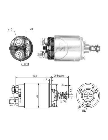 Solenoide Iveco-renault Camion (zm-0740)