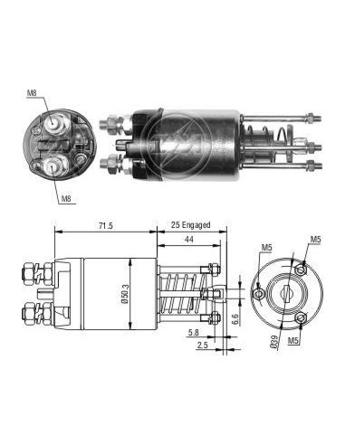 Solenoide Re Fi Tipo 1.6 (zm-3651)