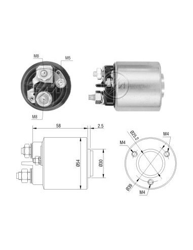 Solenoide Re Megane/scenic (zm-0490)