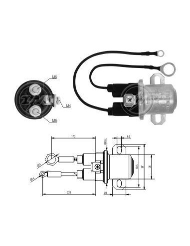 Solenoide Fo Cargo 2632/2932/volvo Fh12/nh12/4532/