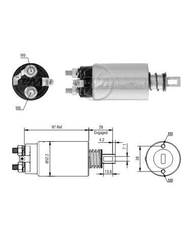 Solenoide Fi Iveco Daily (zm-1976)