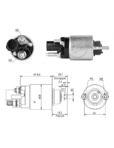 Solenoide Vw Fox/gol/saveiro/up!/voyage 15/- 12v