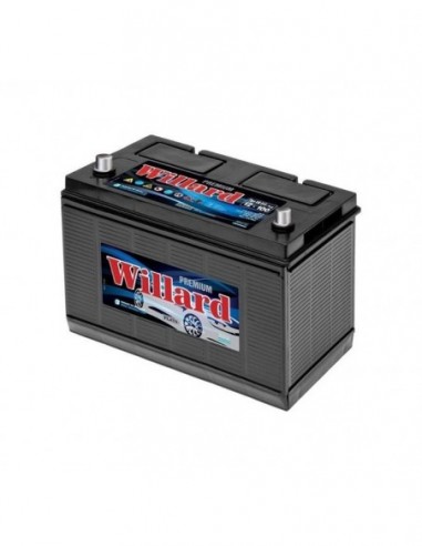 Bateria Willard Ub-815-ag Izq 12x100 (ca 0º 815) 331x174x220/243 maquina/tractor/camion Chico