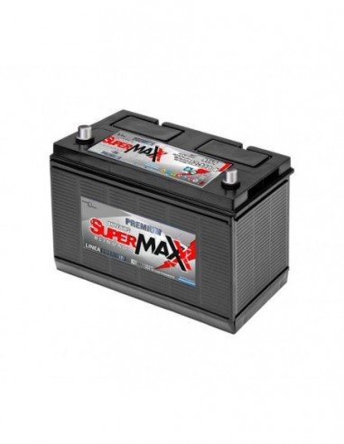 Bateria Supermaxx 815i-sc Izq 12x100 (ca 0º 815) 331x174x220/243 maquina/tractor/camion Chico