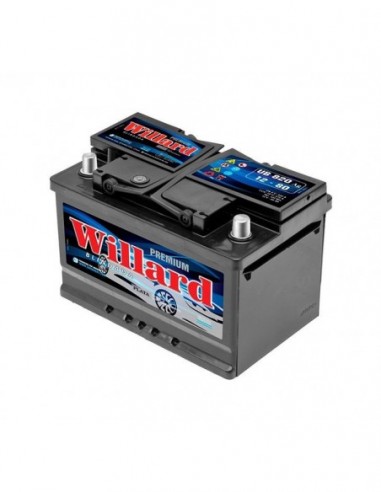 Bateria Willard Ub-820-ag Der 12x80 (ca 0º 820) 275x174x175/175 Diesel C/aa 75 Reforzada