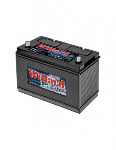 Bateria Willard Ub-920-ag Izq 12x110 (ca 0º 920) 331x174x220/243 maquina/tractor/camion Chico