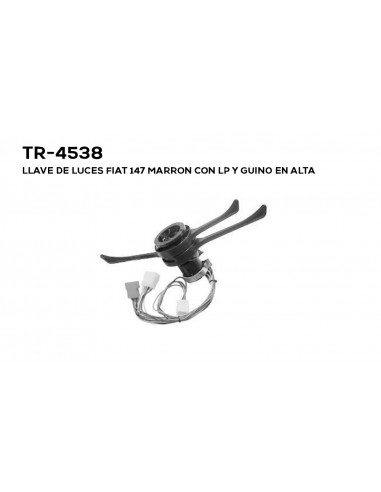 Llave Fi 147 Luces Marron Con L/p (tr-4538)