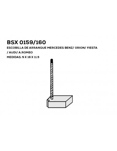 Escobilla Mb Arranque (bsx 0159/160)