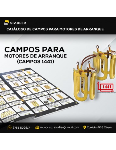 Catalogo de campos para motores de arranque CAMPOS 1441