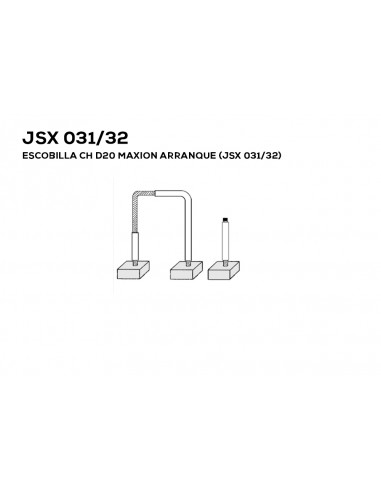 Escobilla Ch D20 Maxion Arranque (jsx 031/32)