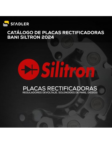 Catálogo de placas rectificadoras BANI SILTRON